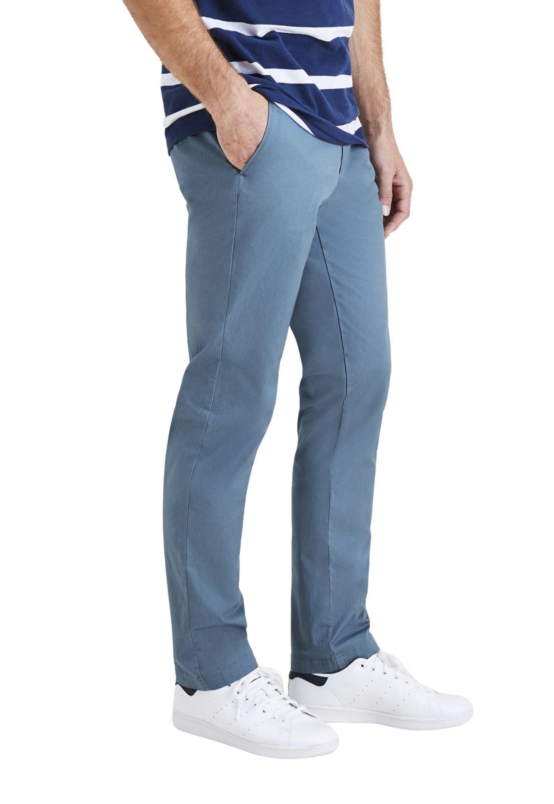 Pantalón Hombre Chino 360 Flex Slim Fit Celeste-1