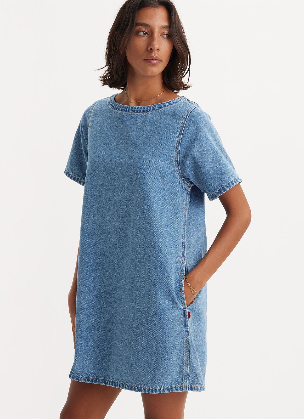 Vestido Mujer Wellthread Wildflower Azul Levis A7549-0000-0