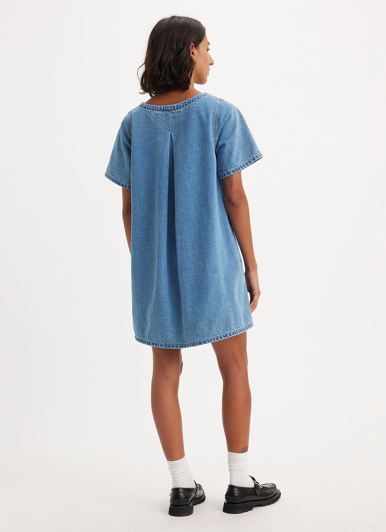 Vestido Mujer Wellthread Wildflower Azul Levis A7549-0000-1