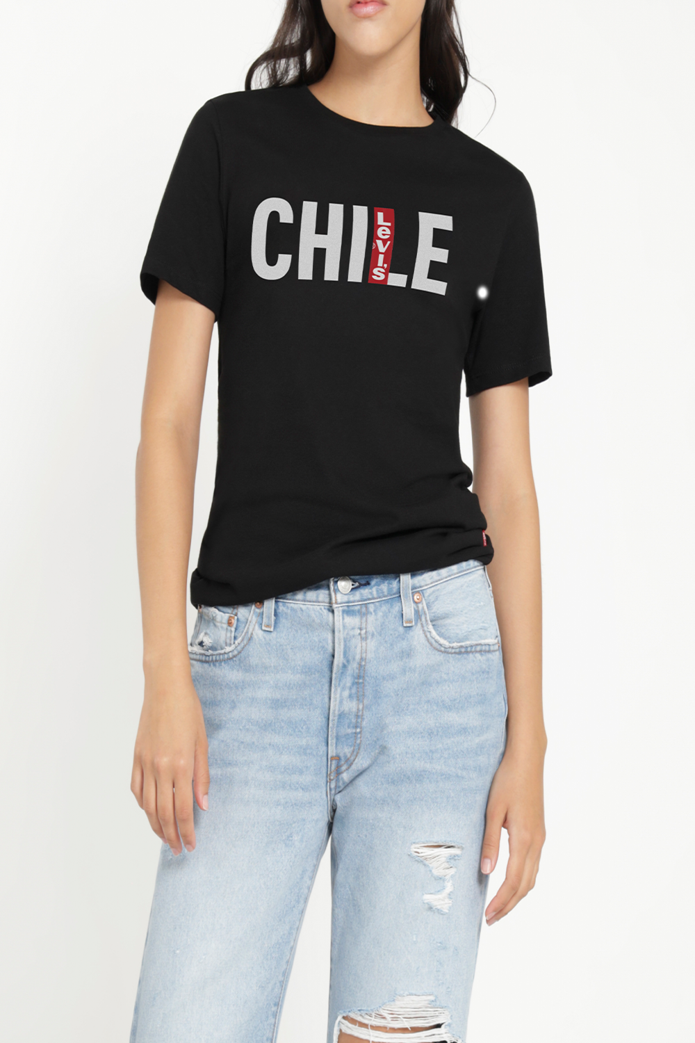 Polera Hombre Latam City - Chile Gráfica Negro Levis 56195-0832-1