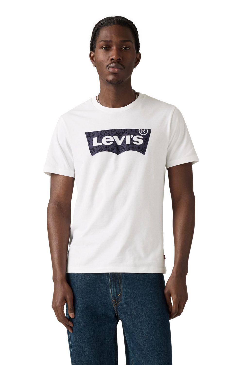 Polera Hombre Graphic Crewneck Tee Blanco Levis 22491-1957-0