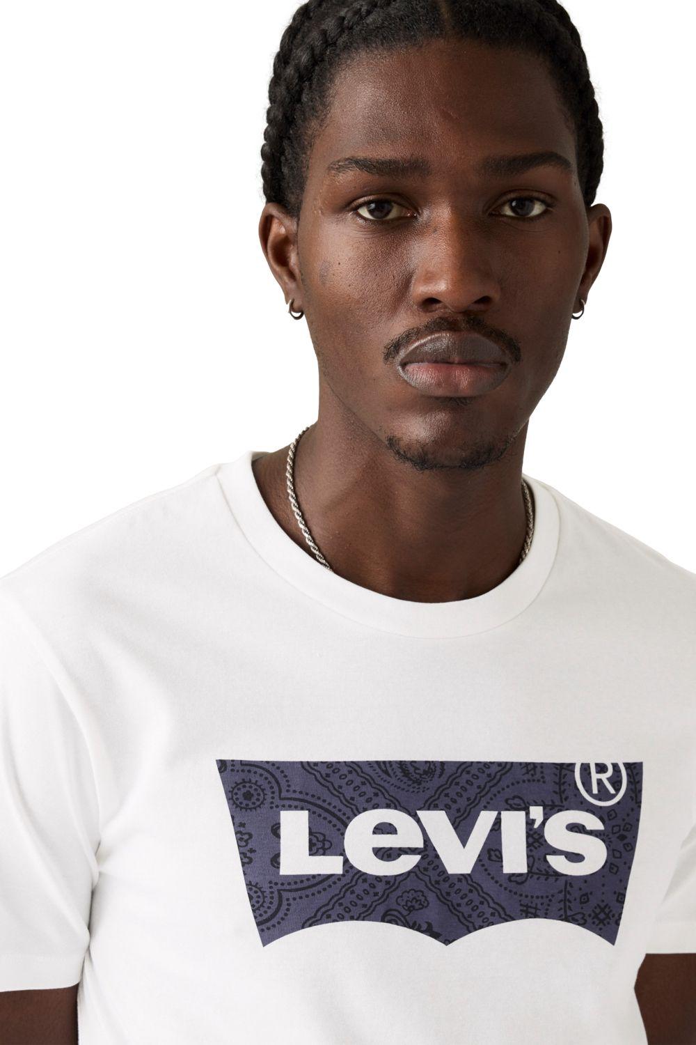 Polera Hombre Graphic Crewneck Tee Blanco Levis 22491-1957-3