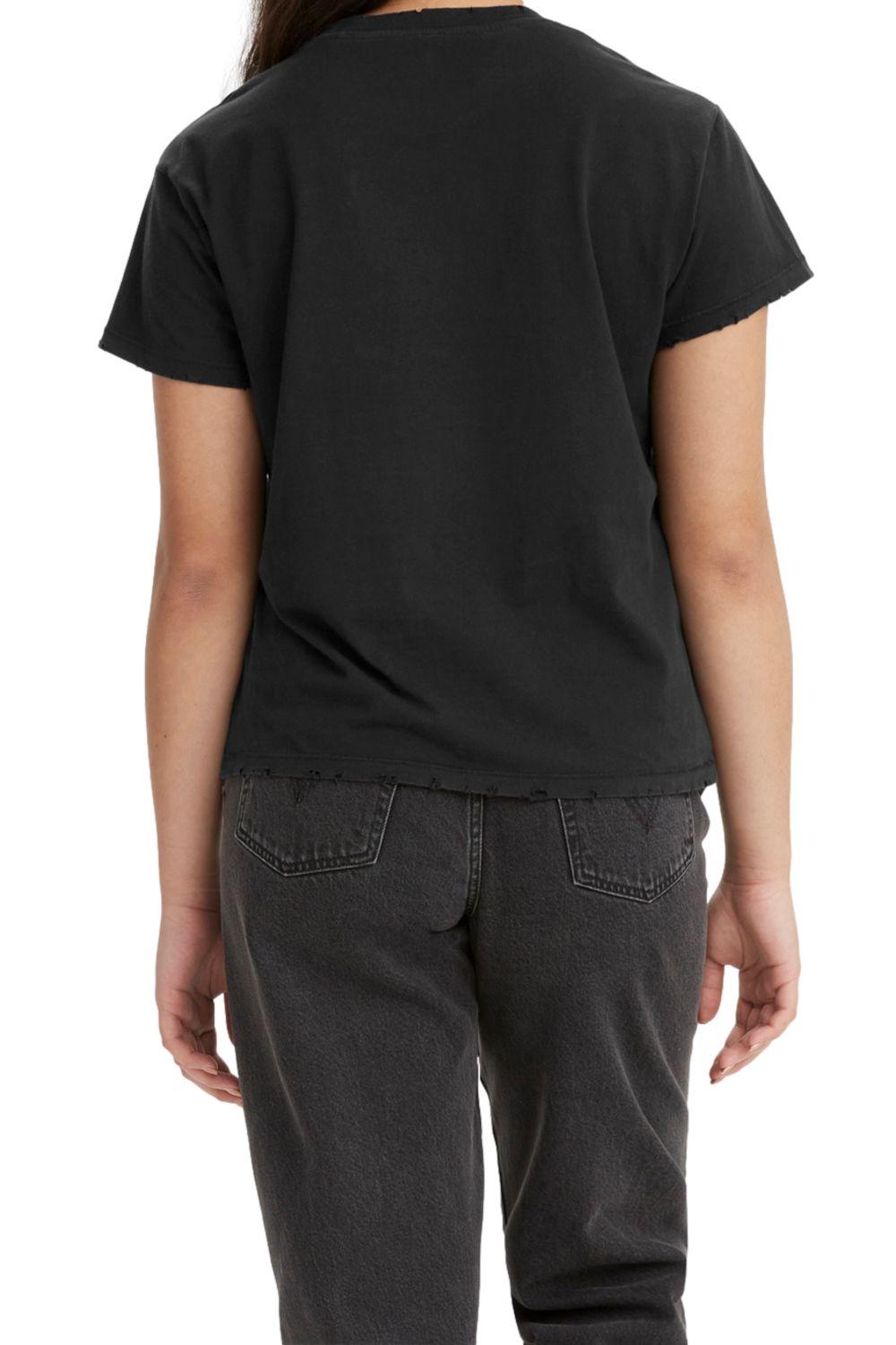 Polera Mujer Manga corta Vintage Batwing Negro Levis 16490-0006-3