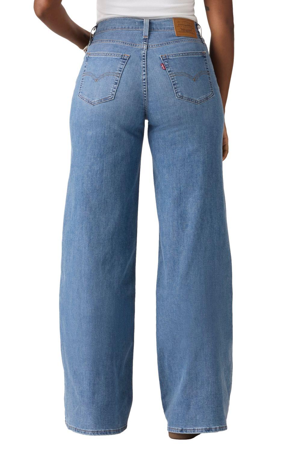 Jeans Mujer 728 Hr Wide Leg Azul Levis 0039B-0021-2