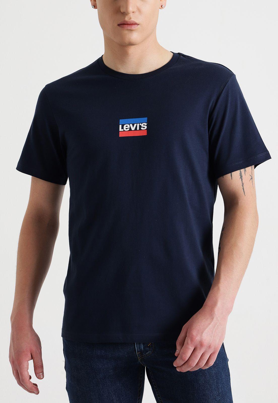 Polera Hombre Logo Sportswear Azul Levis 22491-1290-0