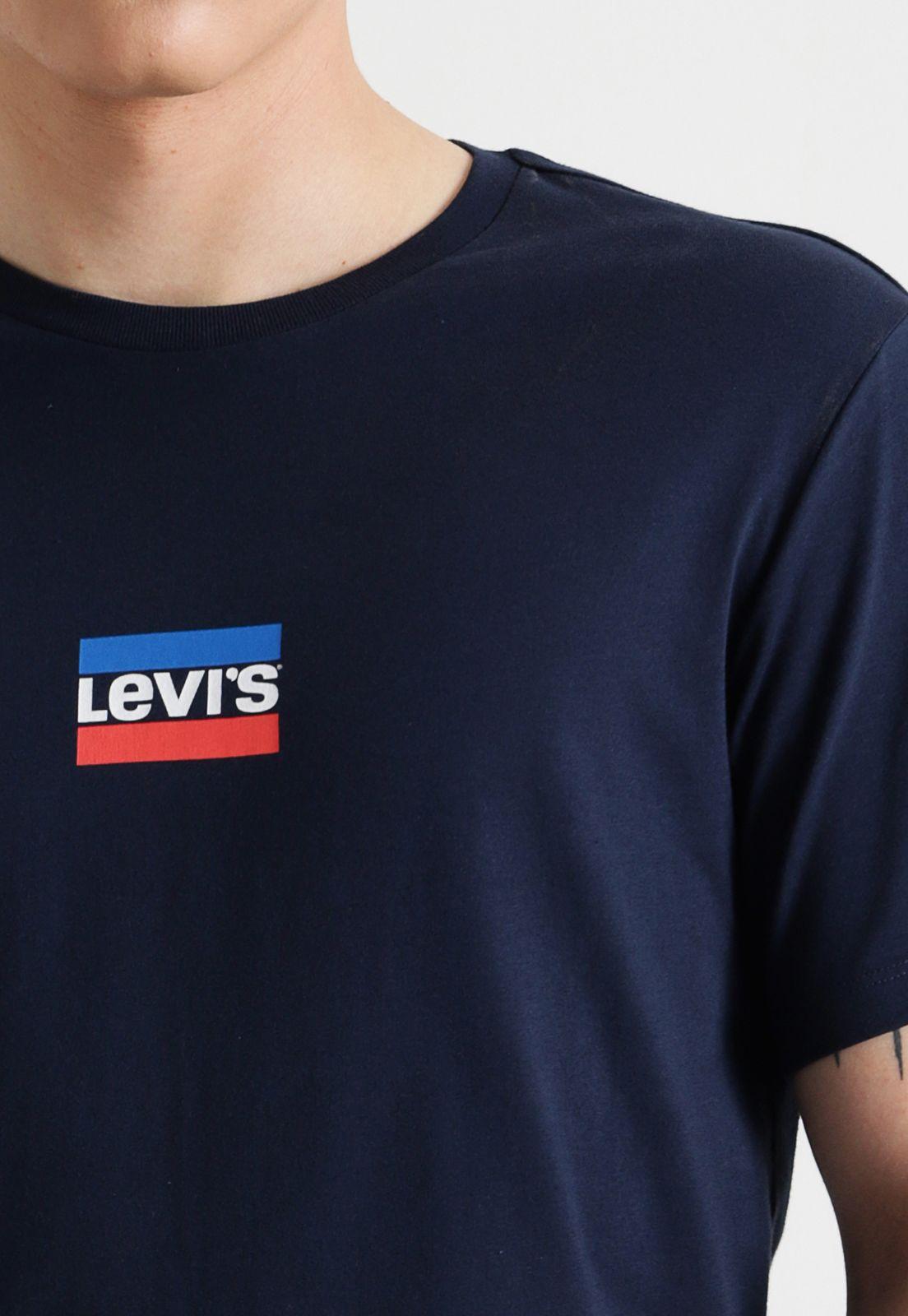 Polera Hombre Logo Sportswear Azul Levis 22491-1290-2