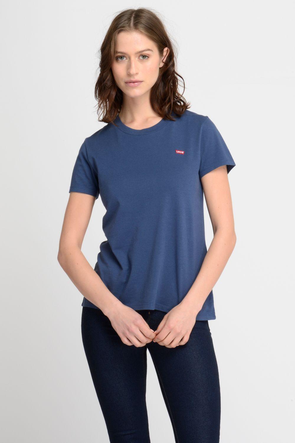 Polera Mujer Manga corta Rib Baby Batwing Rosado Levis 39185-0229-0
