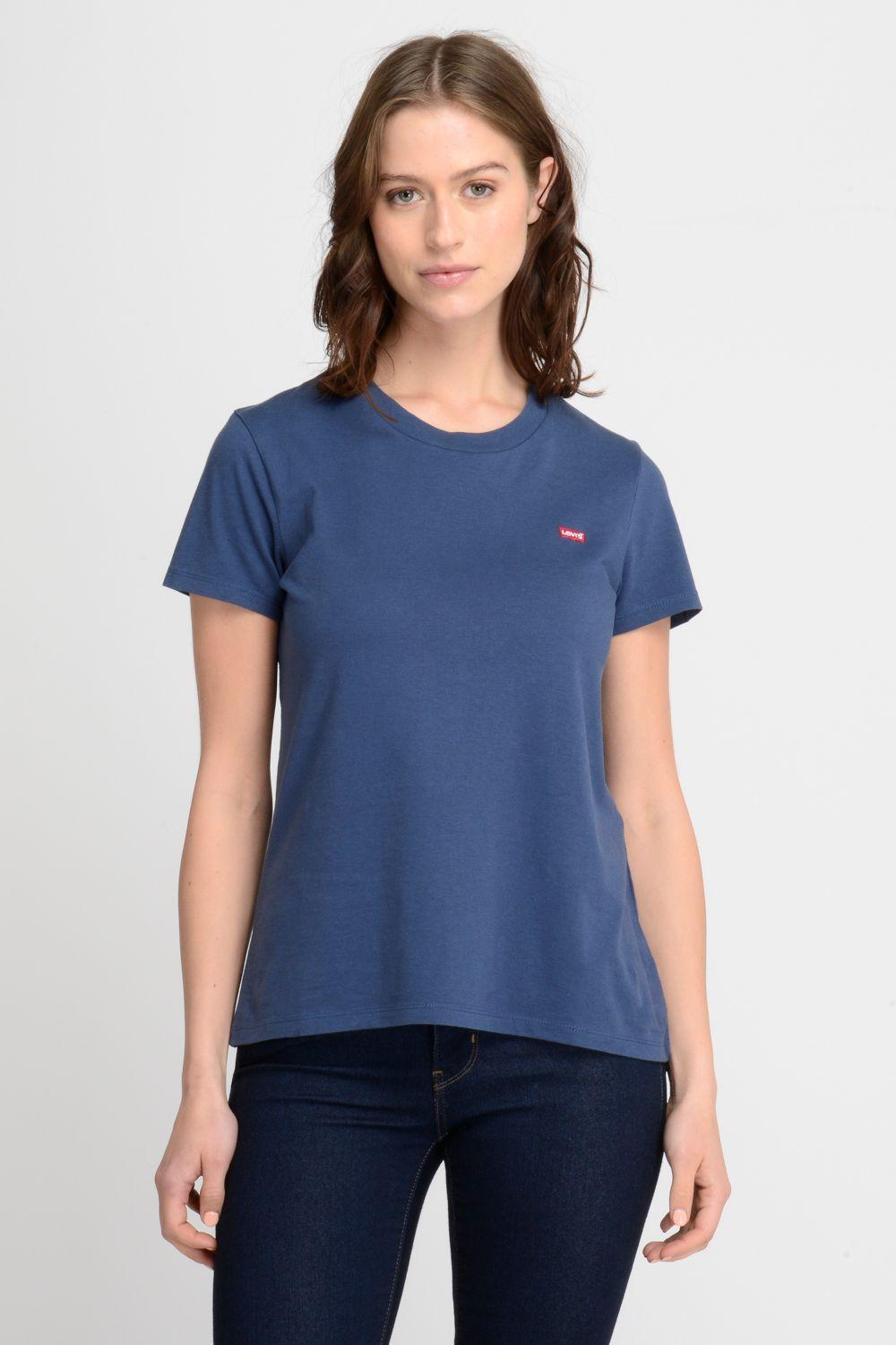 Polera Mujer Manga corta Rib Baby Batwing Rosado Levis 39185-0229-2