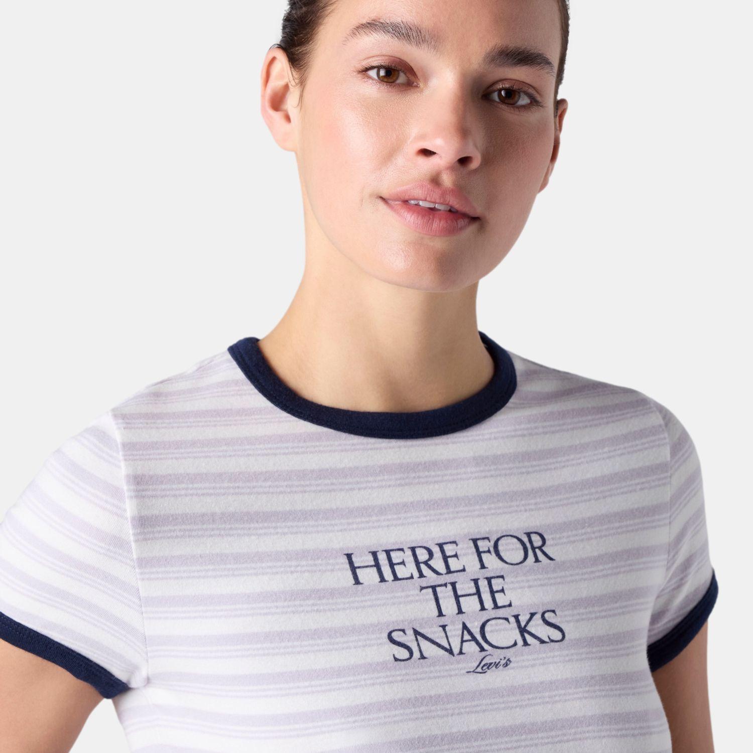 Polera Mujer GR Hayes Cropped Blanco Levis 008A7-0006-3