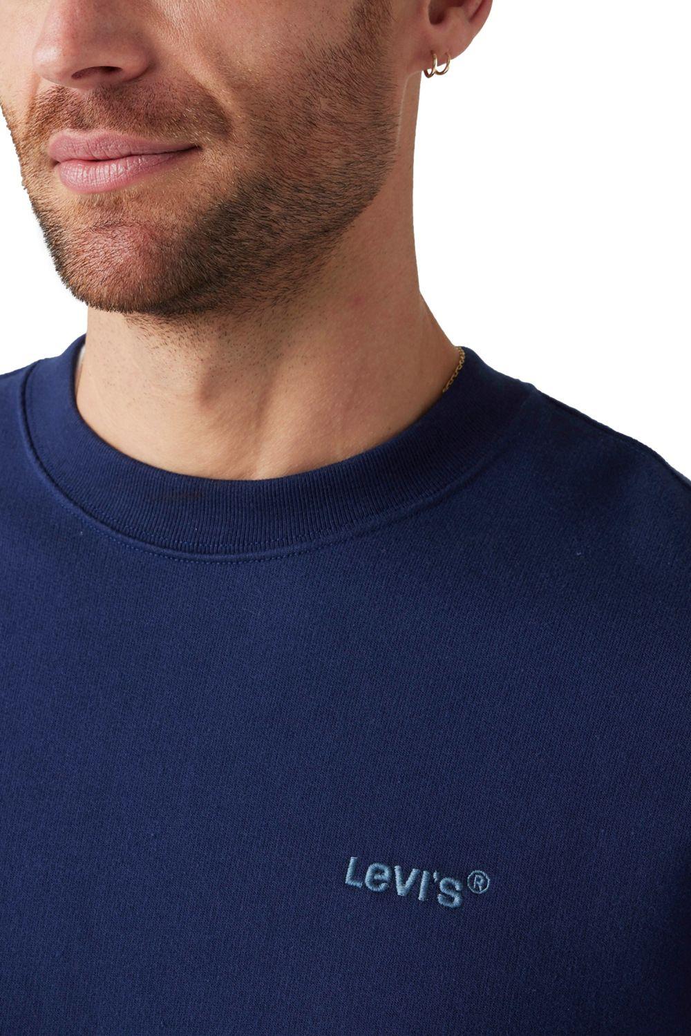 Polerón Hombre Authentic Crew Azul Levis A9244-0002-3