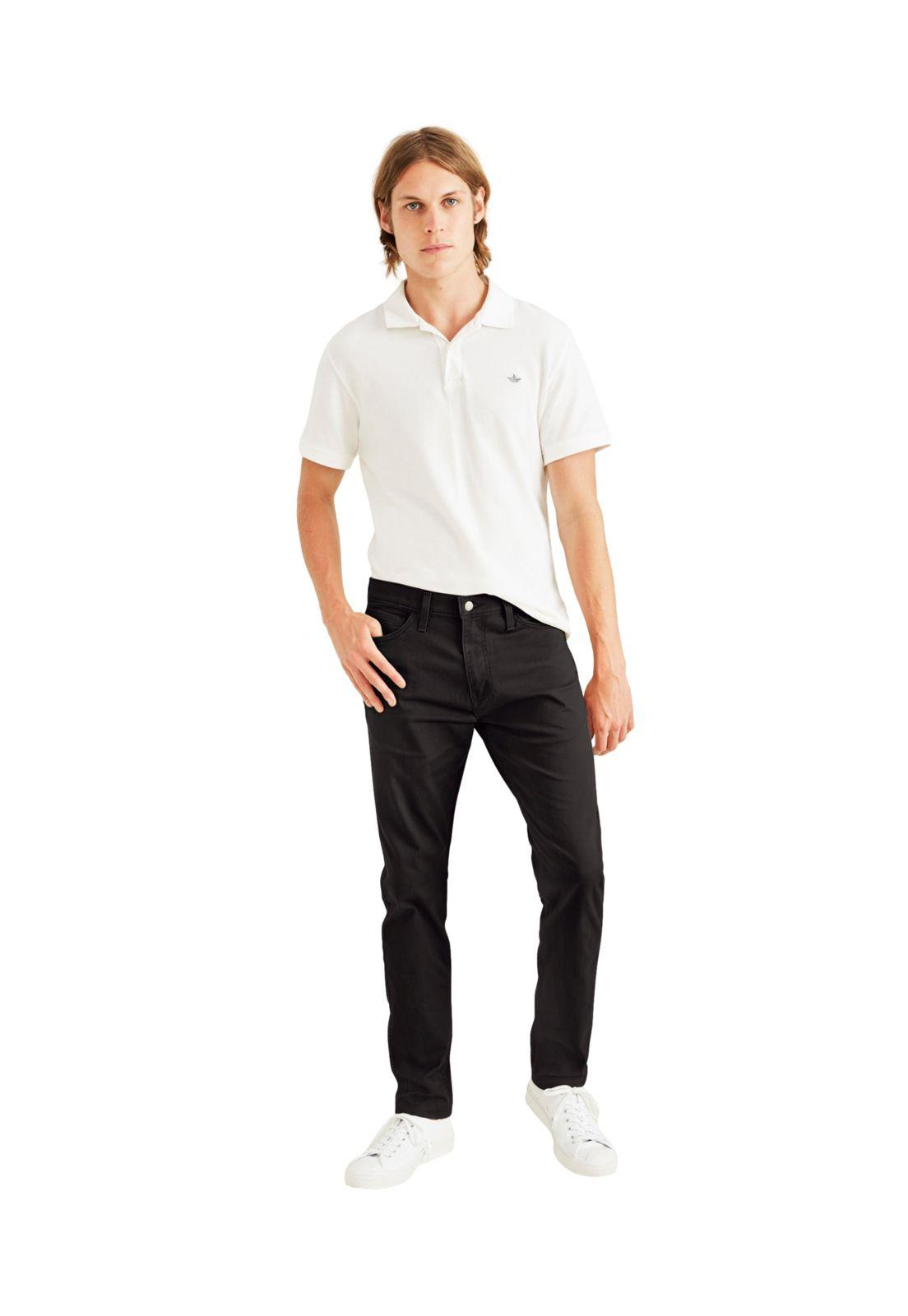 Pantalón Hombre Jean Cut All Season Slim Fit Negro 56791-0008-3
