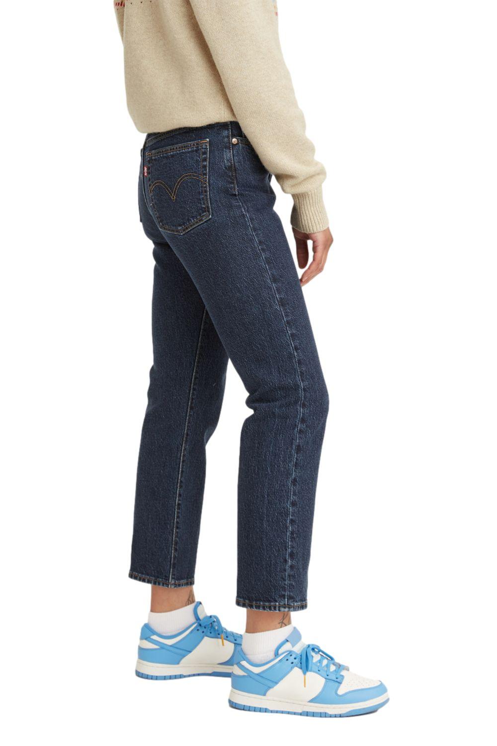Jeans Mujer Wedgie Straight Azul Oscuro Levis 34964-0134-1
