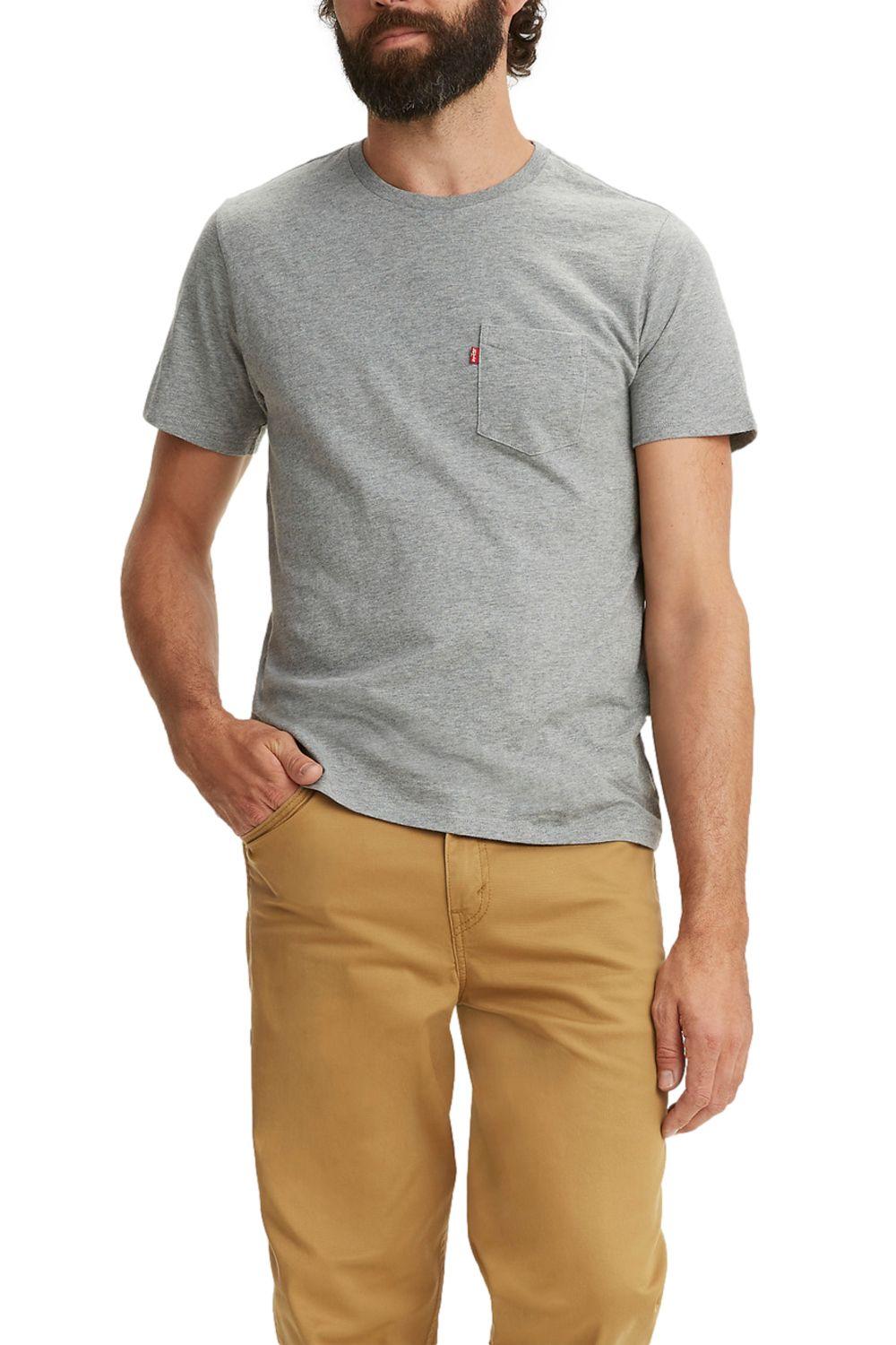 Polera Hombre Classic Pocket Tee Gris Levis 19342-0171-3