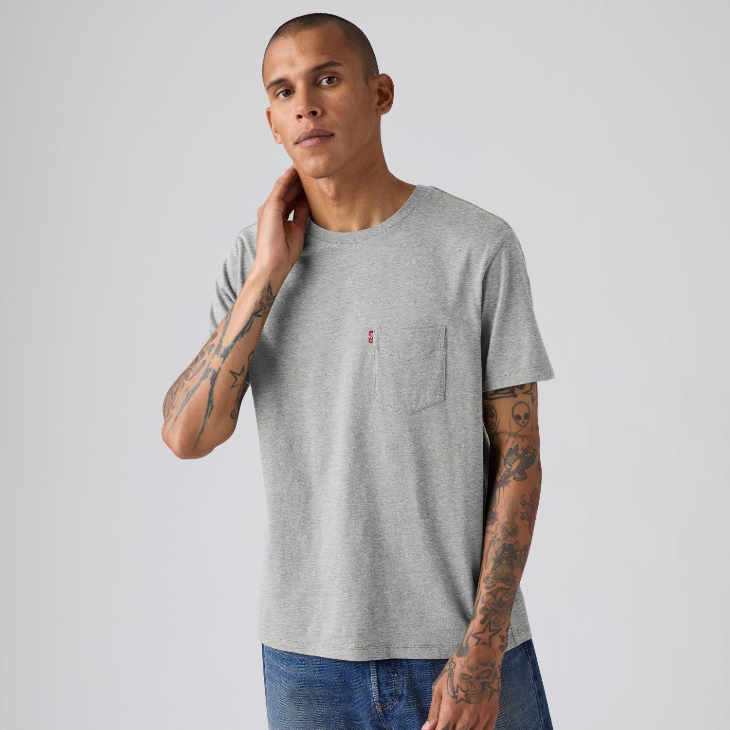 Polera Hombre Classic Pocket Tee Gris Levis 19342-0171-2