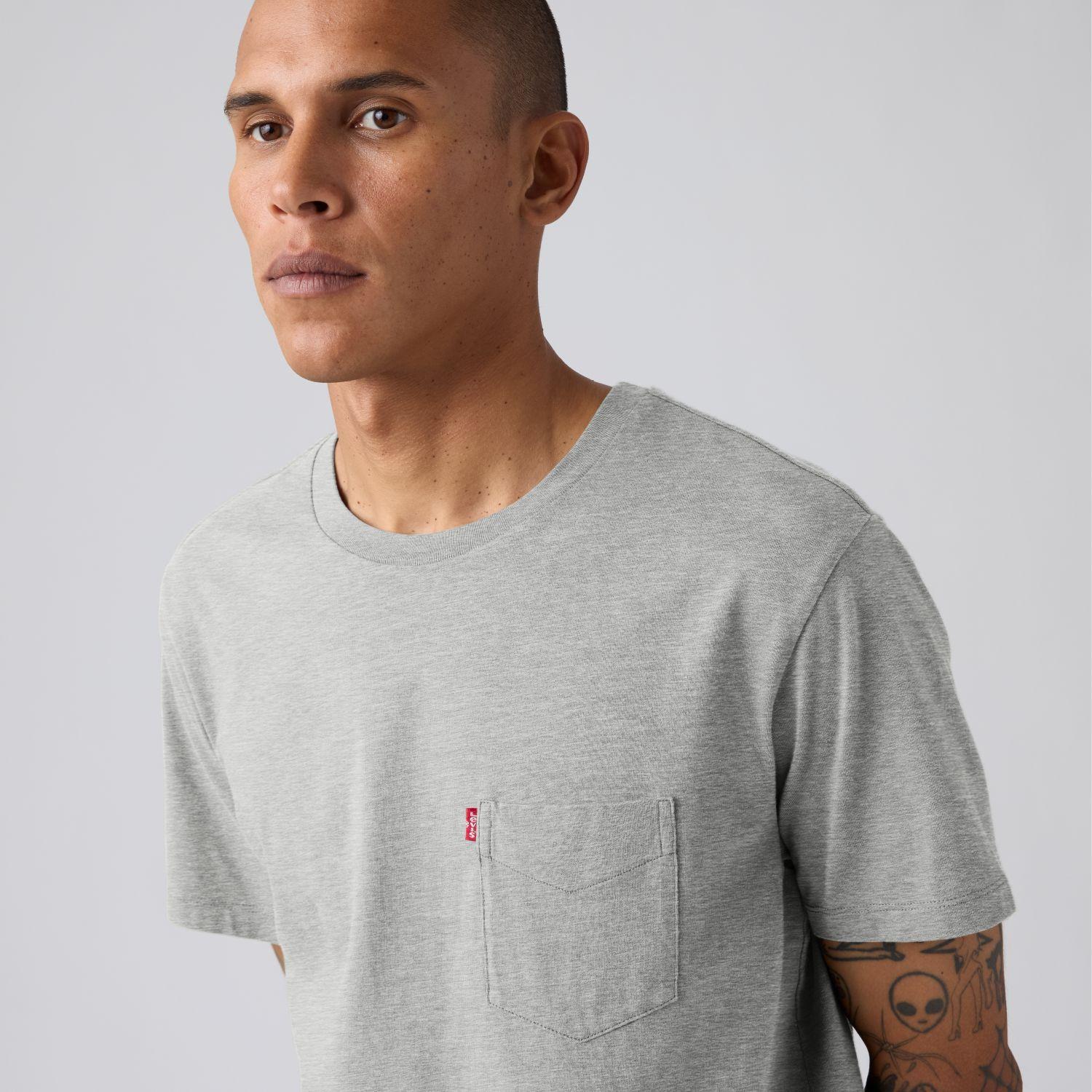 Polera Hombre Classic Pocket Tee Gris Levis 19342-0171-3