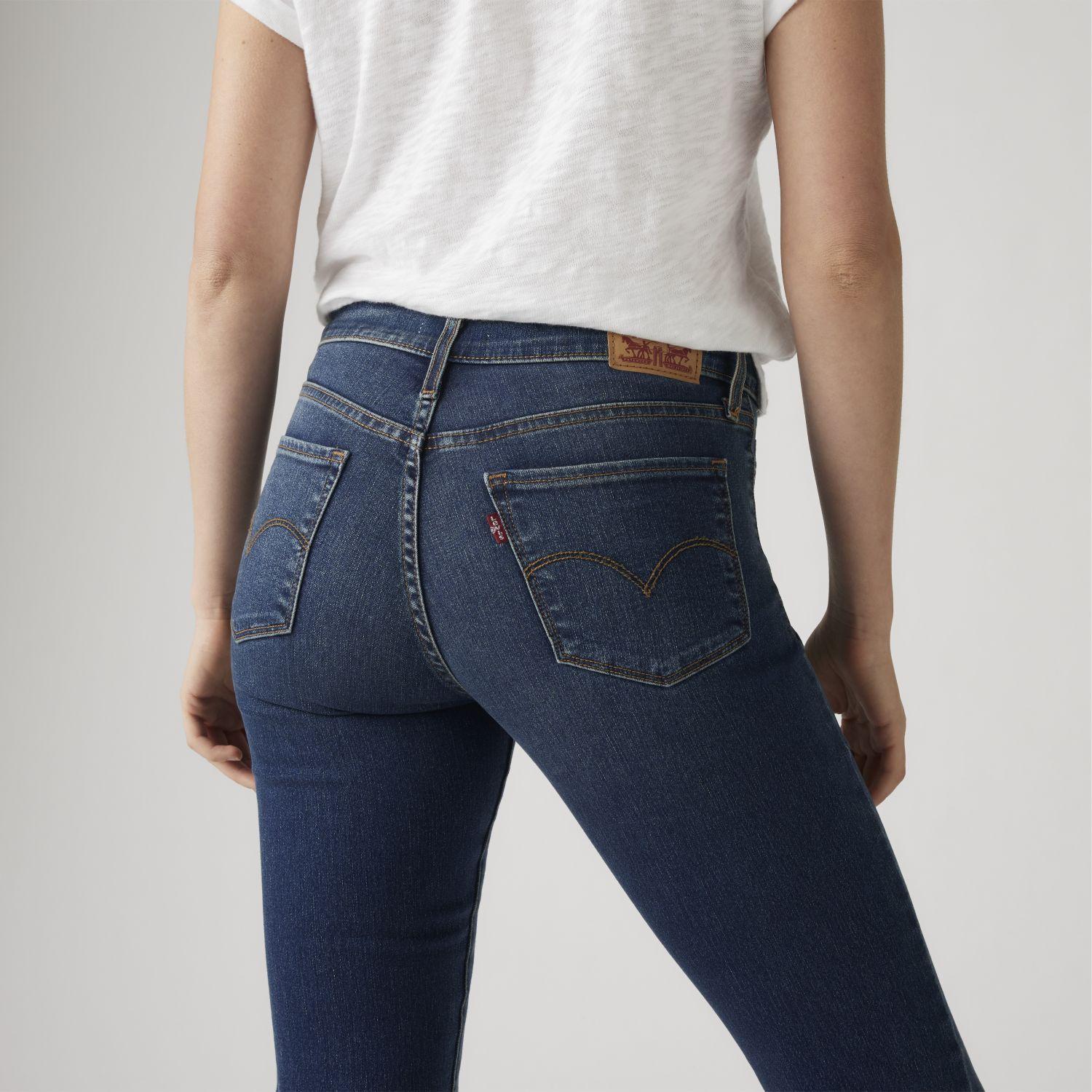 Jeans Mujer 314 Shaping Straight Azul Levis 19631-0203-4
