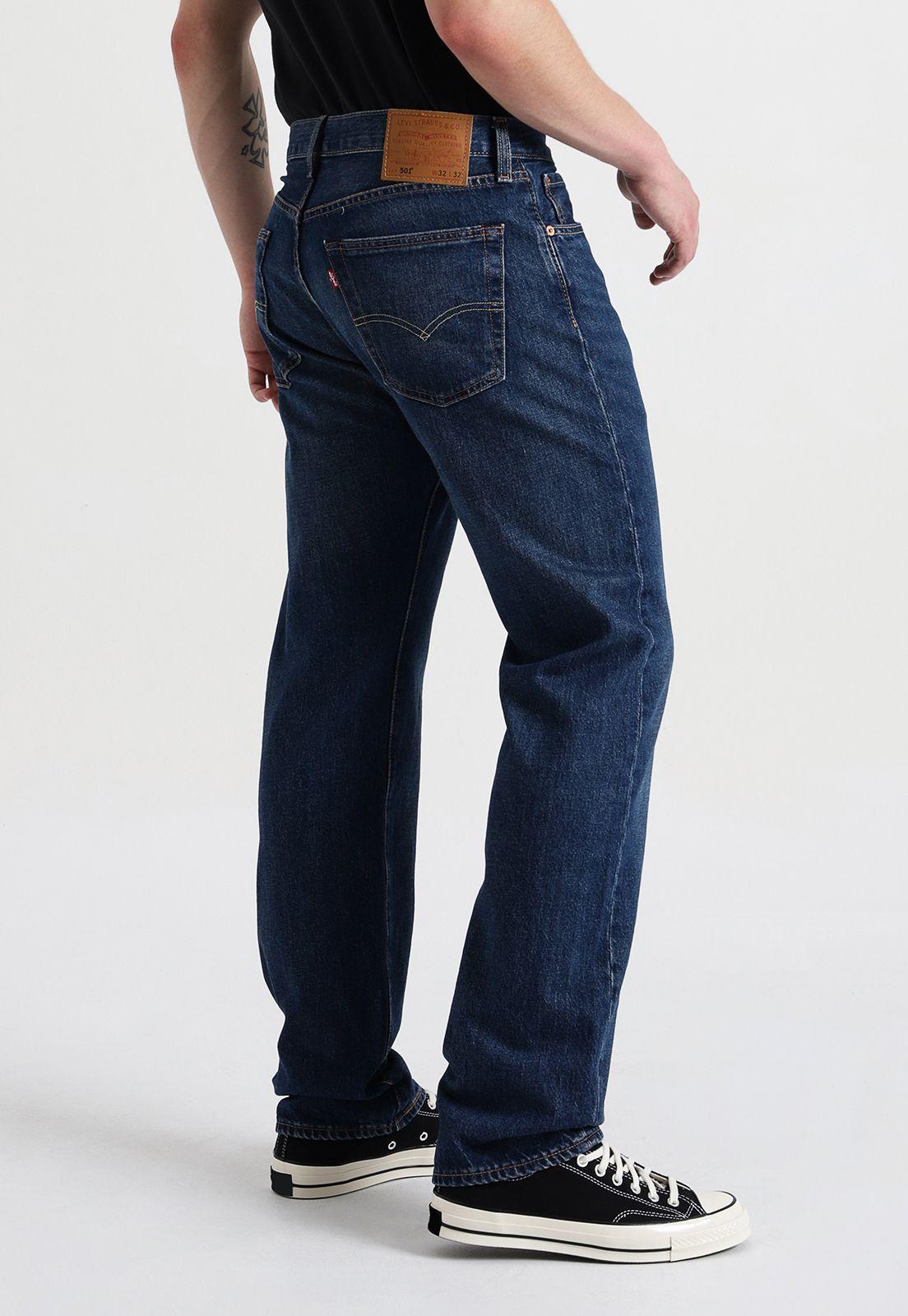 Jeans Hombre 501 Original Fit Azul Oscuro Levis 00501-3273-1
