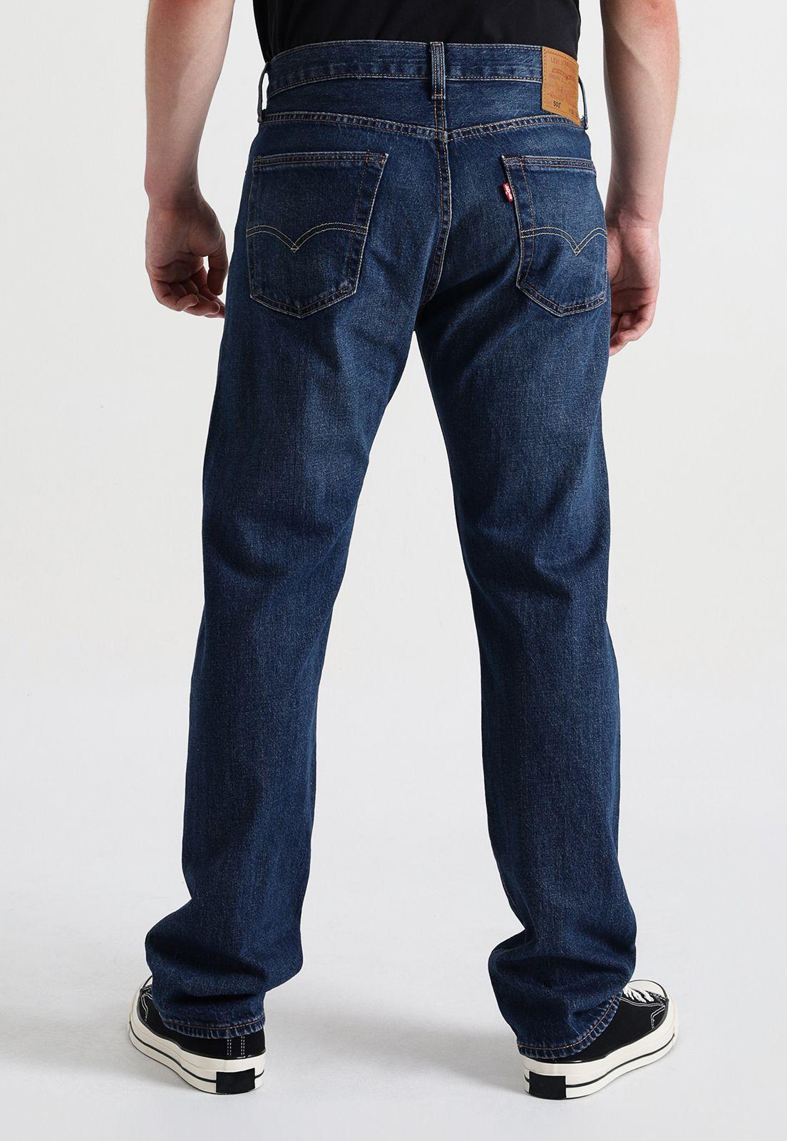 Jeans Hombre 501 Original Fit Azul Oscuro Levis 00501-3273-2