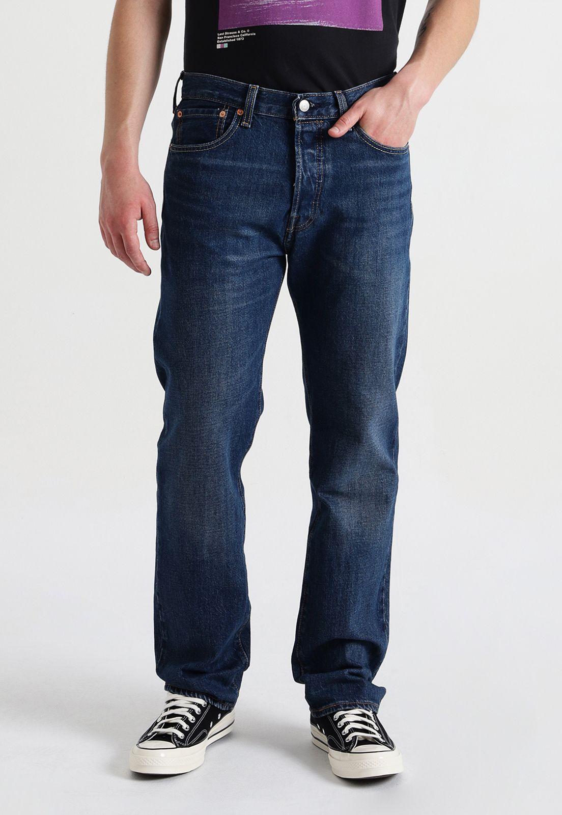 Jeans Hombre 501 Original Fit Azul Oscuro Levis 00501-3273-0