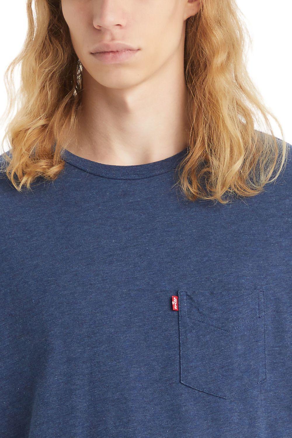 Polera Hombre Classic Pocket Tee Azul Levis 19342-0337-1