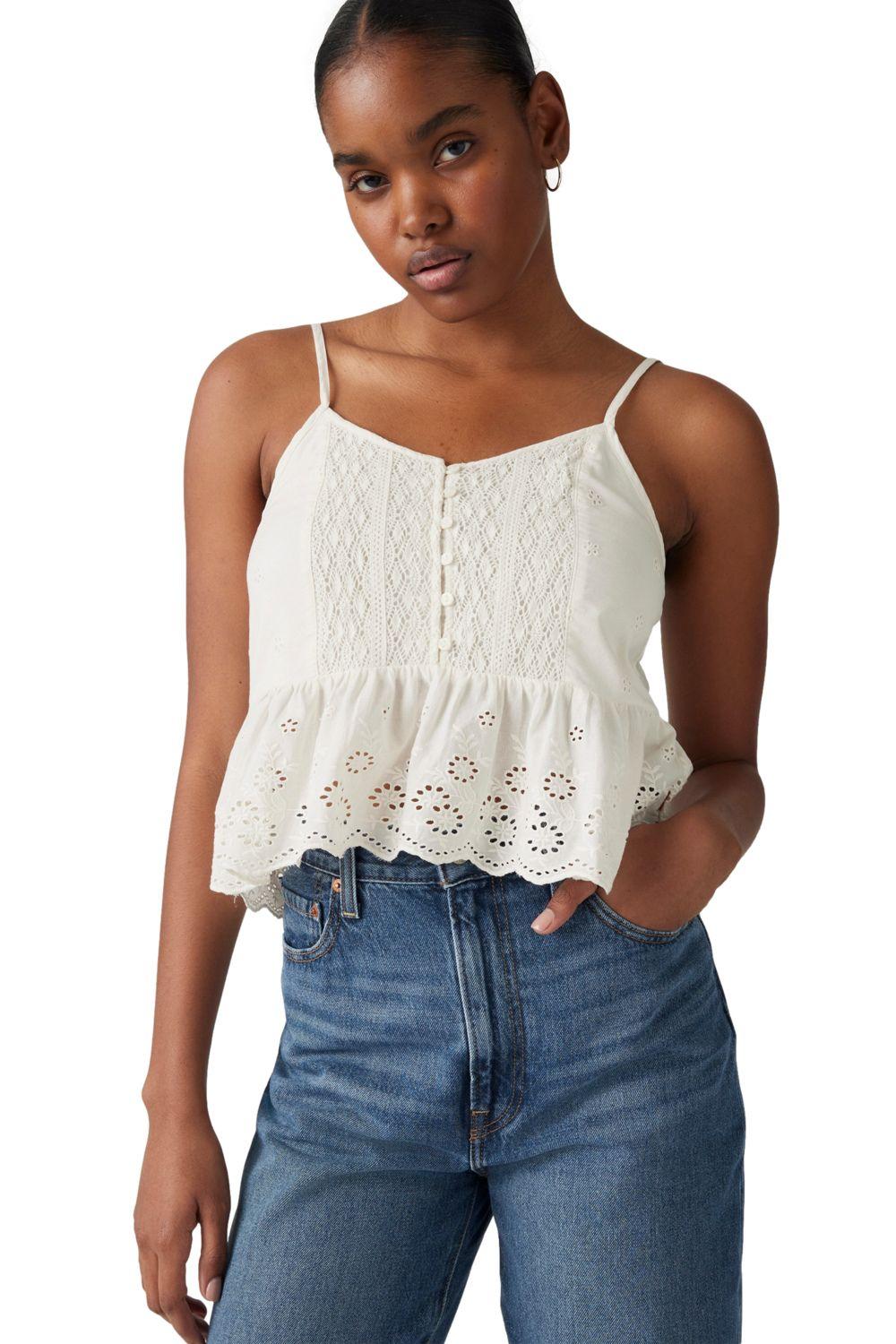 Blusa Mujer Cora Blouse Blanco Levis 001SI-0001-2