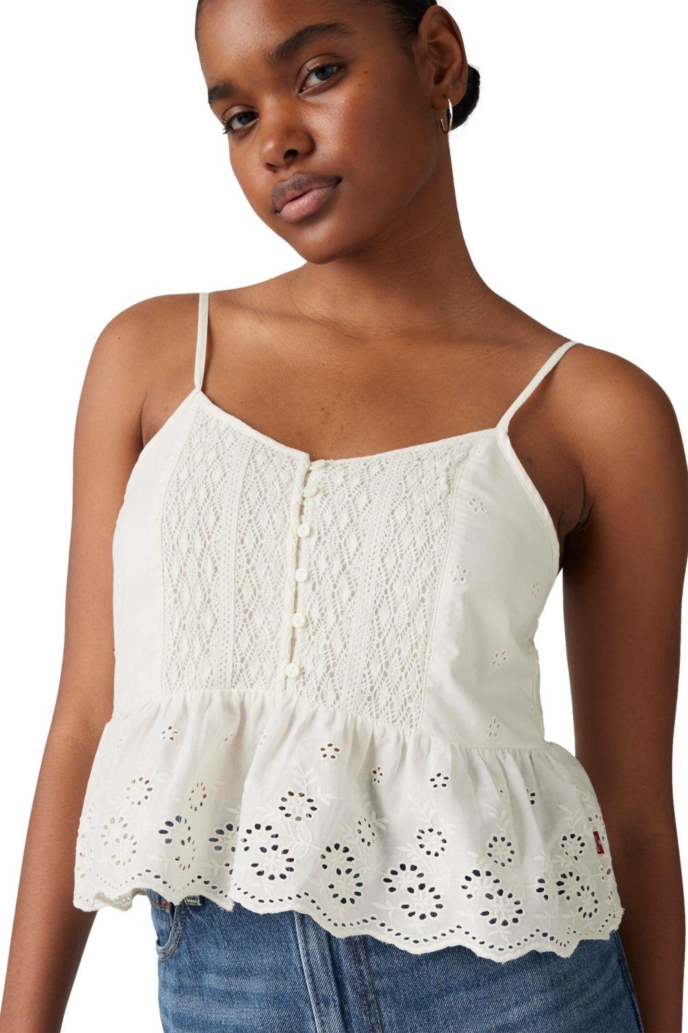 Blusa Mujer Cora Blouse Blanco Levis 001SI-0001-3