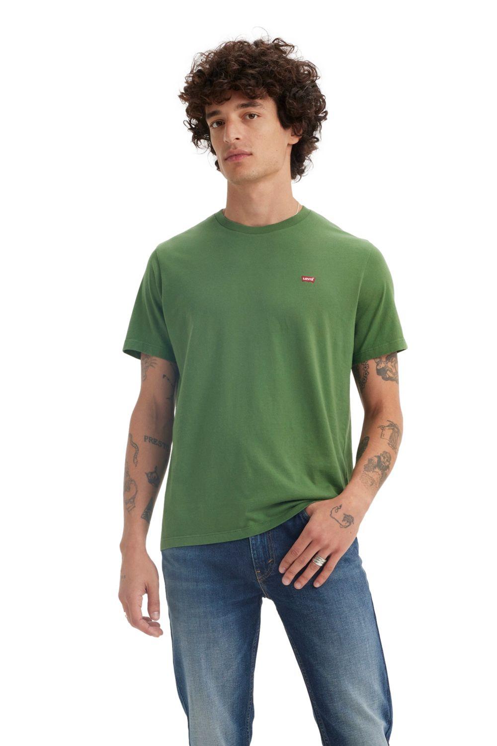 Polera Hombre Ss Classic Hm Tee Verde Levis 56809-0124-0