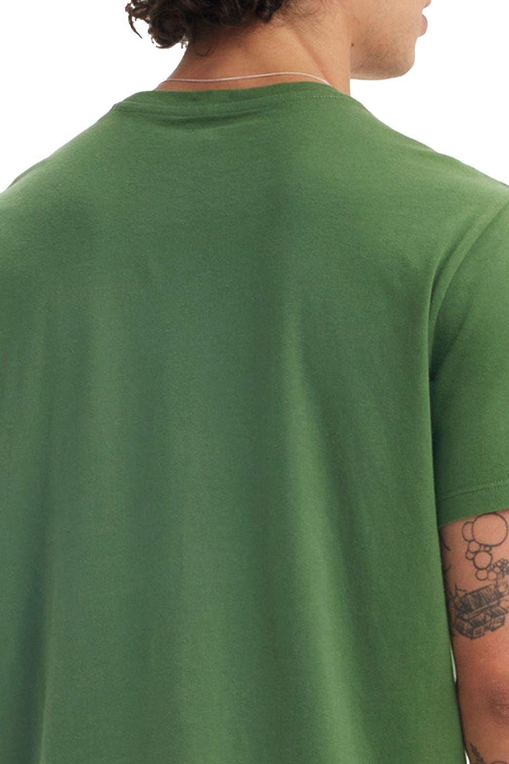 Polera Hombre Ss Classic Hm Tee Verde Levis 56809-0124-3