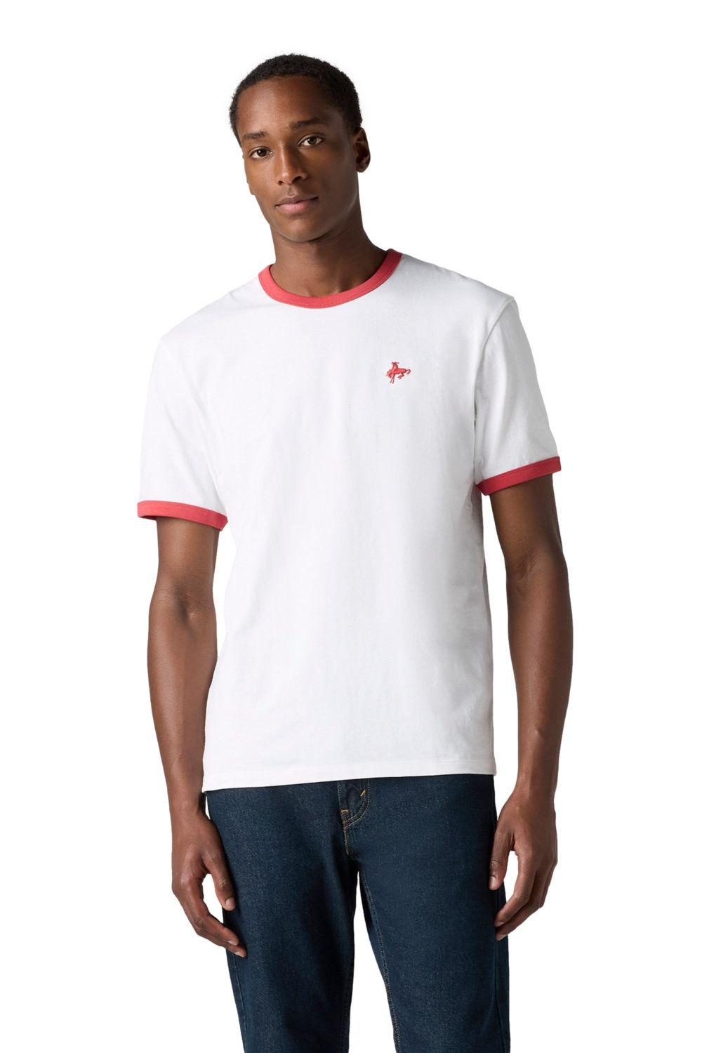 Polera Hombre Retro Emb Ringer Tee Blanco Levis 003R5-0000-0