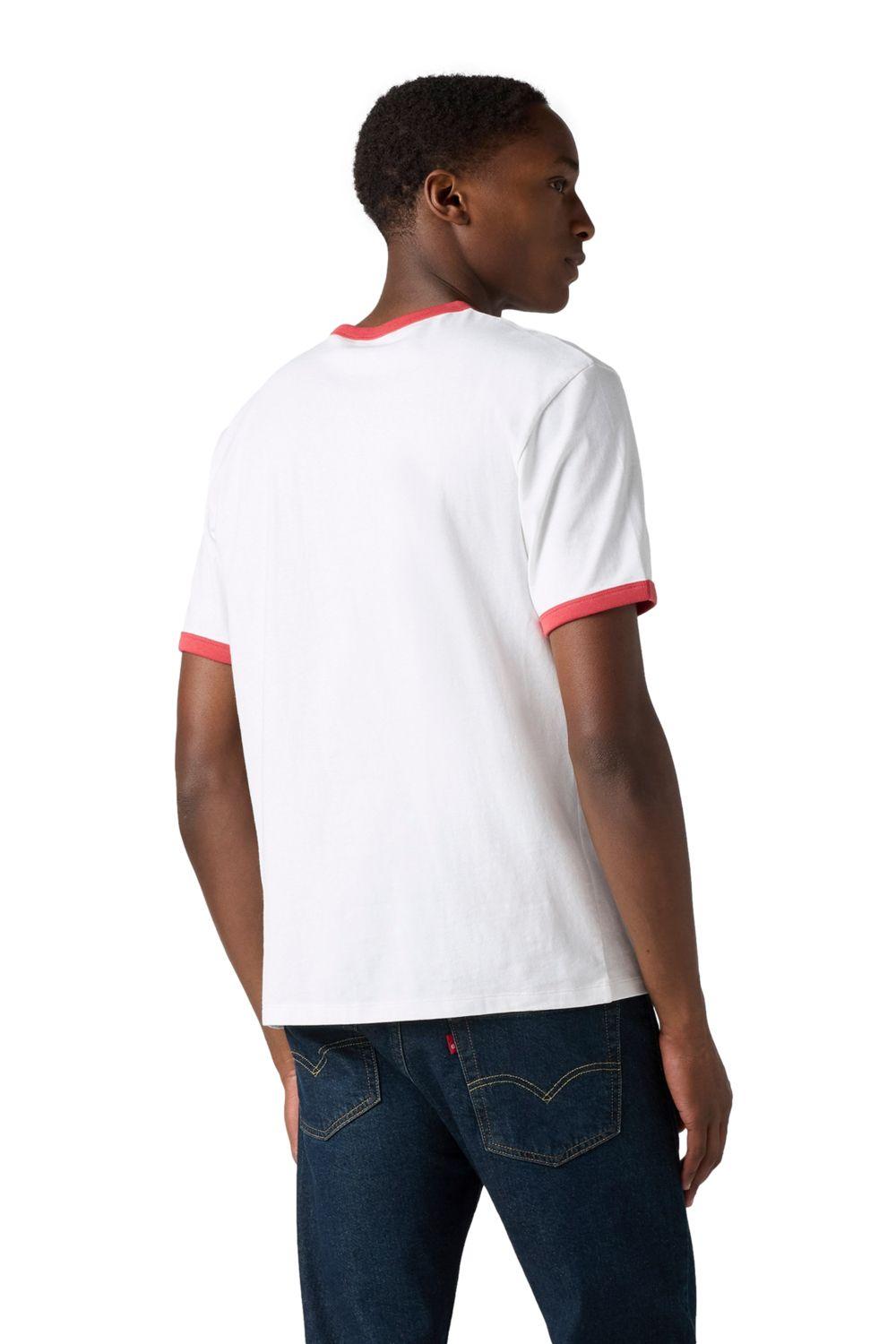 Polera Hombre Retro Emb Ringer Tee Blanco Levis 003R5-0000-1