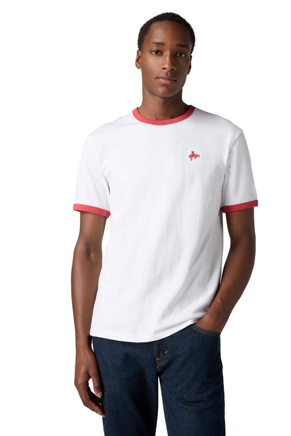 Polera Hombre Retro Emb Ringer Tee Blanco Levis 003R5-0000-2