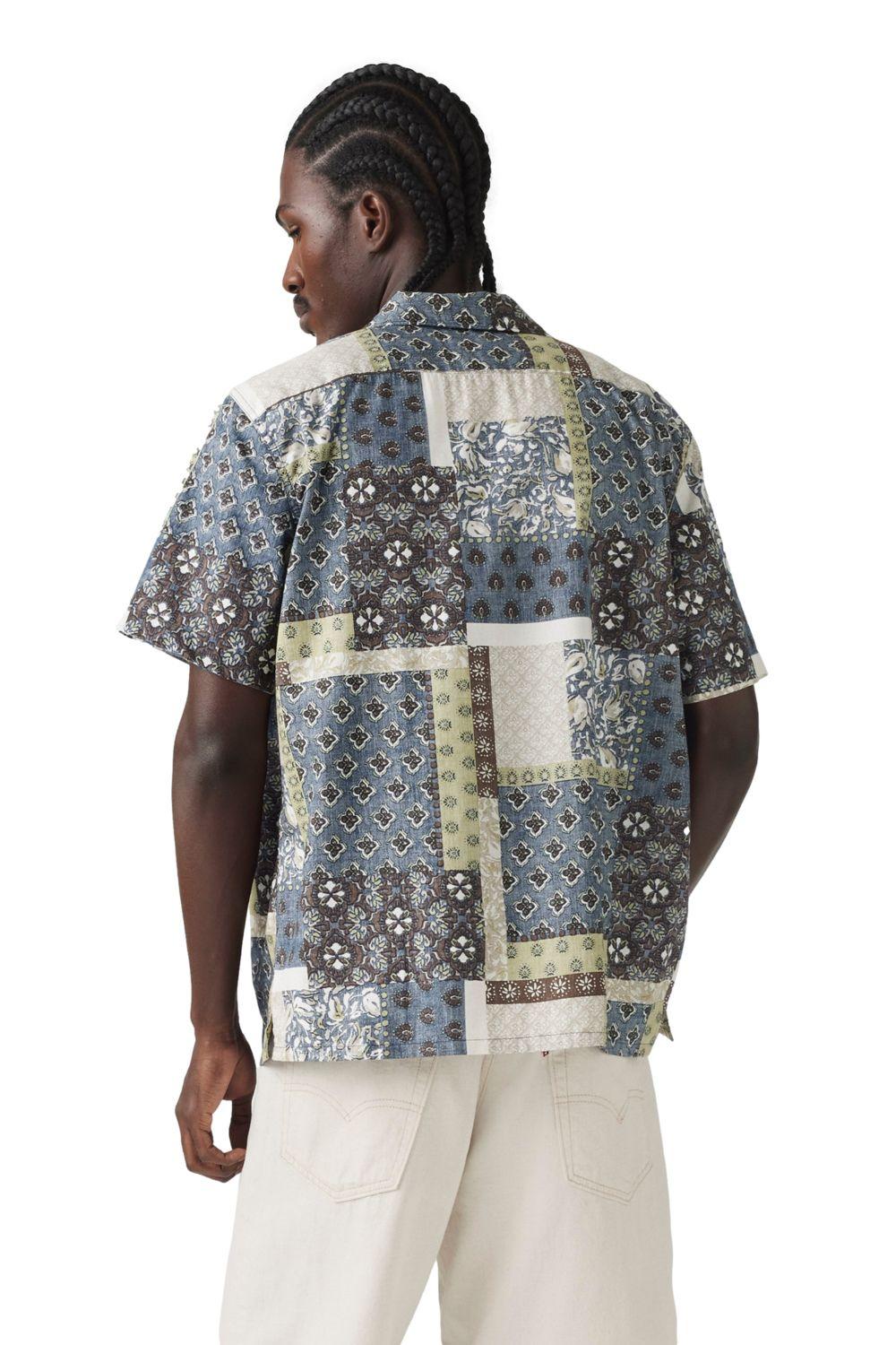 Camisa Hombre The Sunset Camp Shirt Azul Levis 72625-0110-1