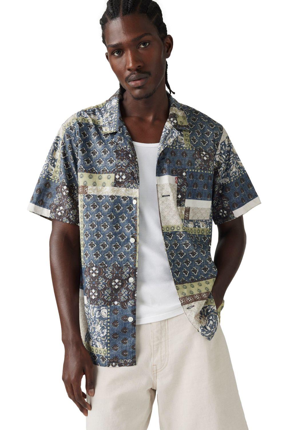 Camisa Hombre The Sunset Camp Shirt Azul Levis 72625-0110-2