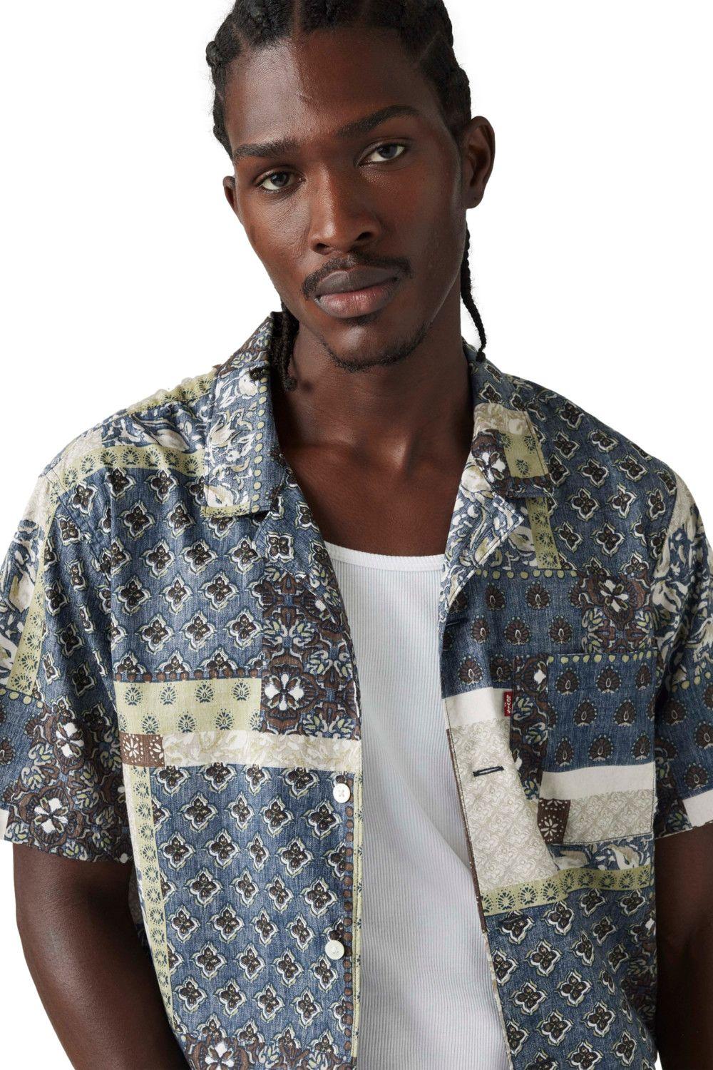 Camisa Hombre The Sunset Camp Shirt Azul Levis 72625-0110-3