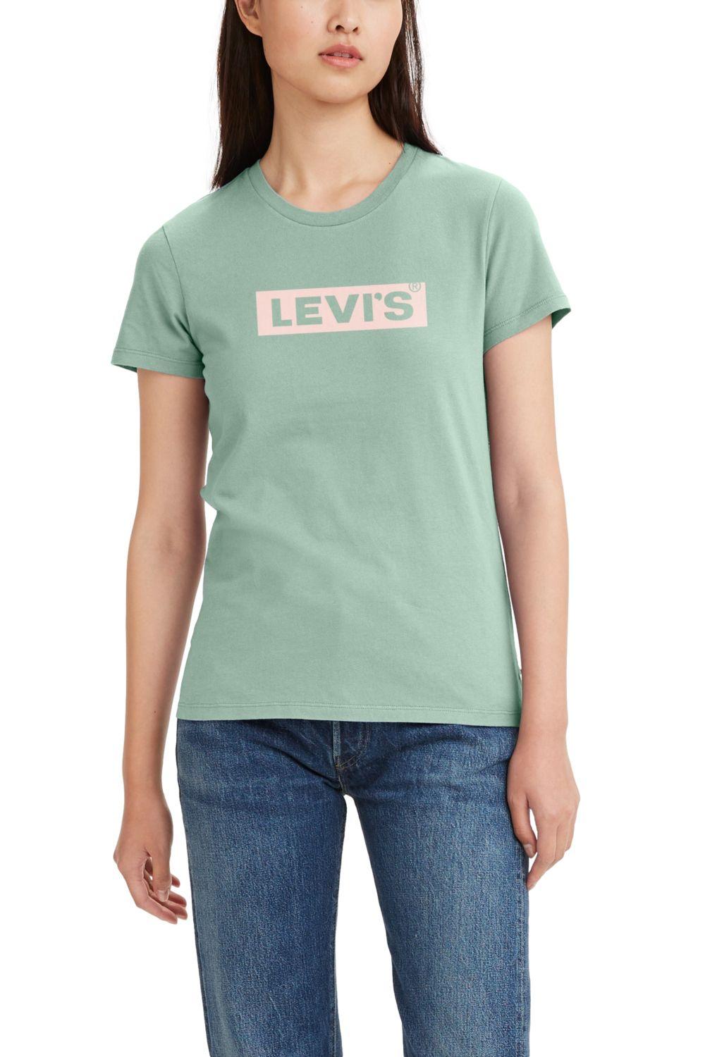Polera Mujer Manga corta Perfect Box Tab Verde Levis 17369-2245-1
