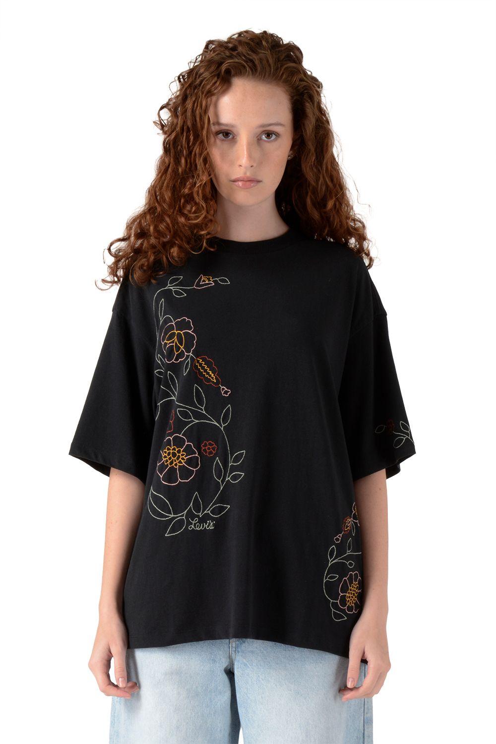 Polera Mujer Graphic Short Stack Negro Levis A4924-0083-0