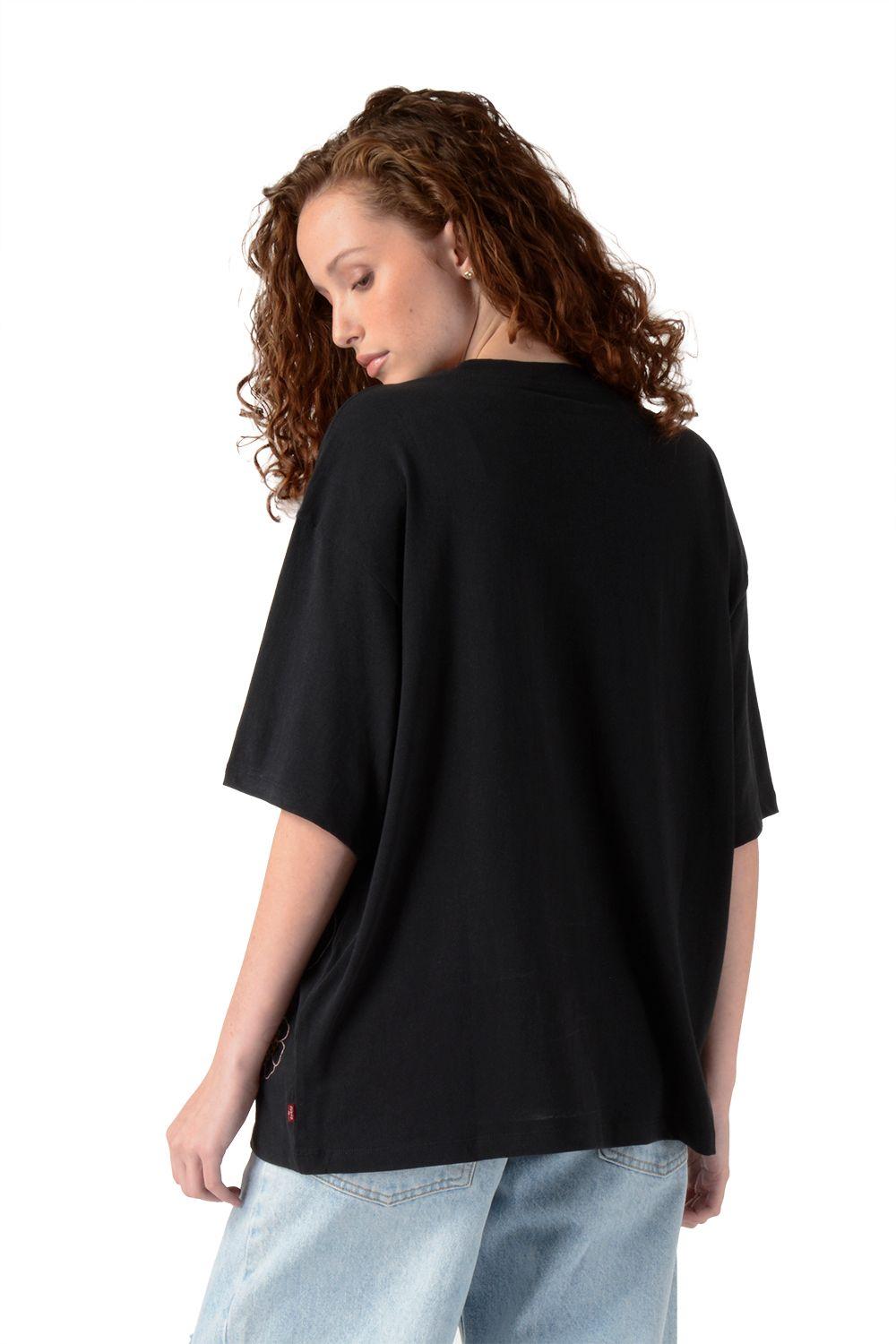 Polera Mujer Graphic Short Stack Negro Levis A4924-0083-2