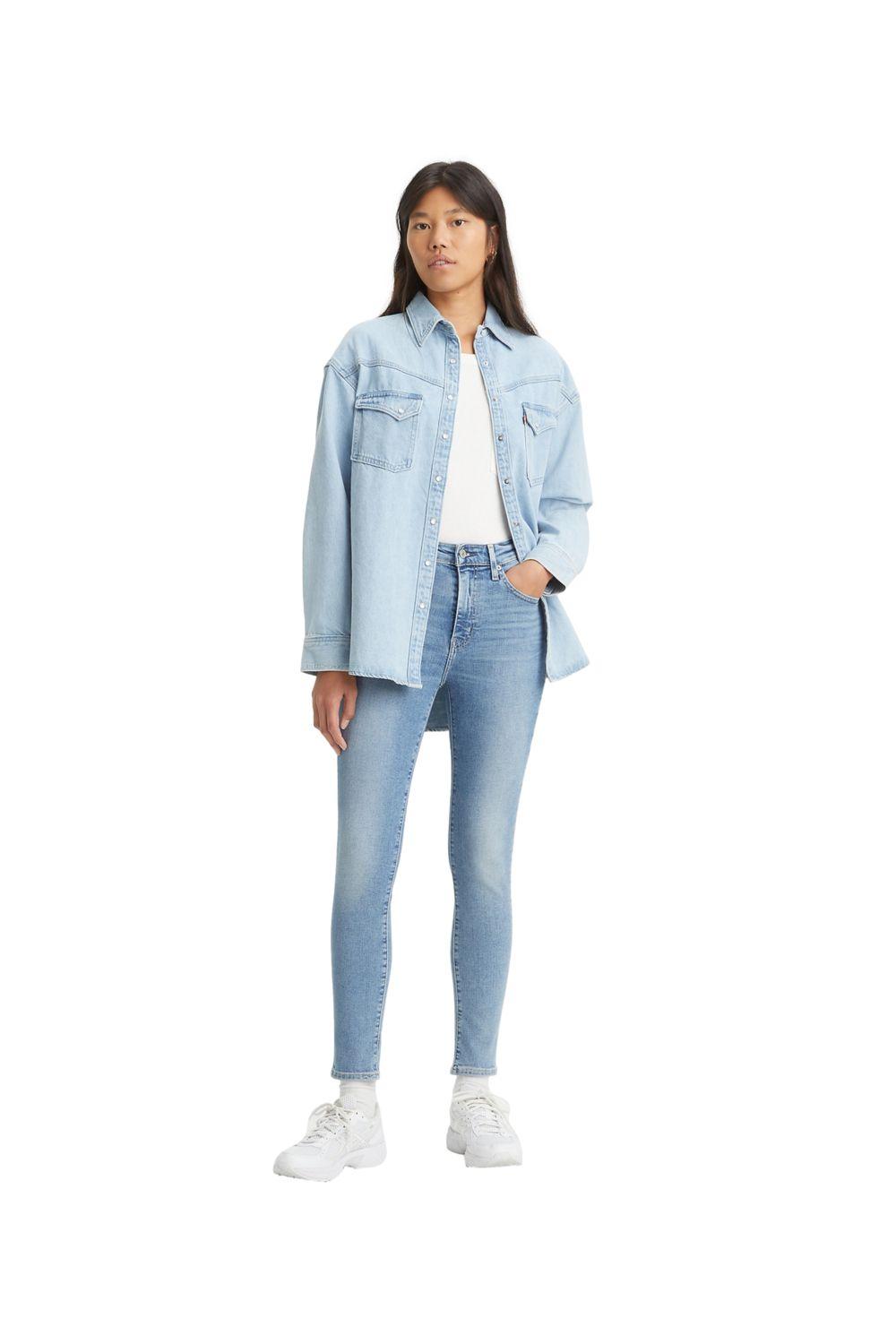 Jeans Mujer 721 High Rise Skinny Celeste Levis 18882-0601-3