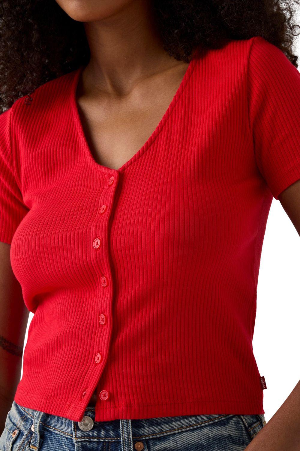 Polera Mujer Muse Tee Rojo Levis A8782-0020-3