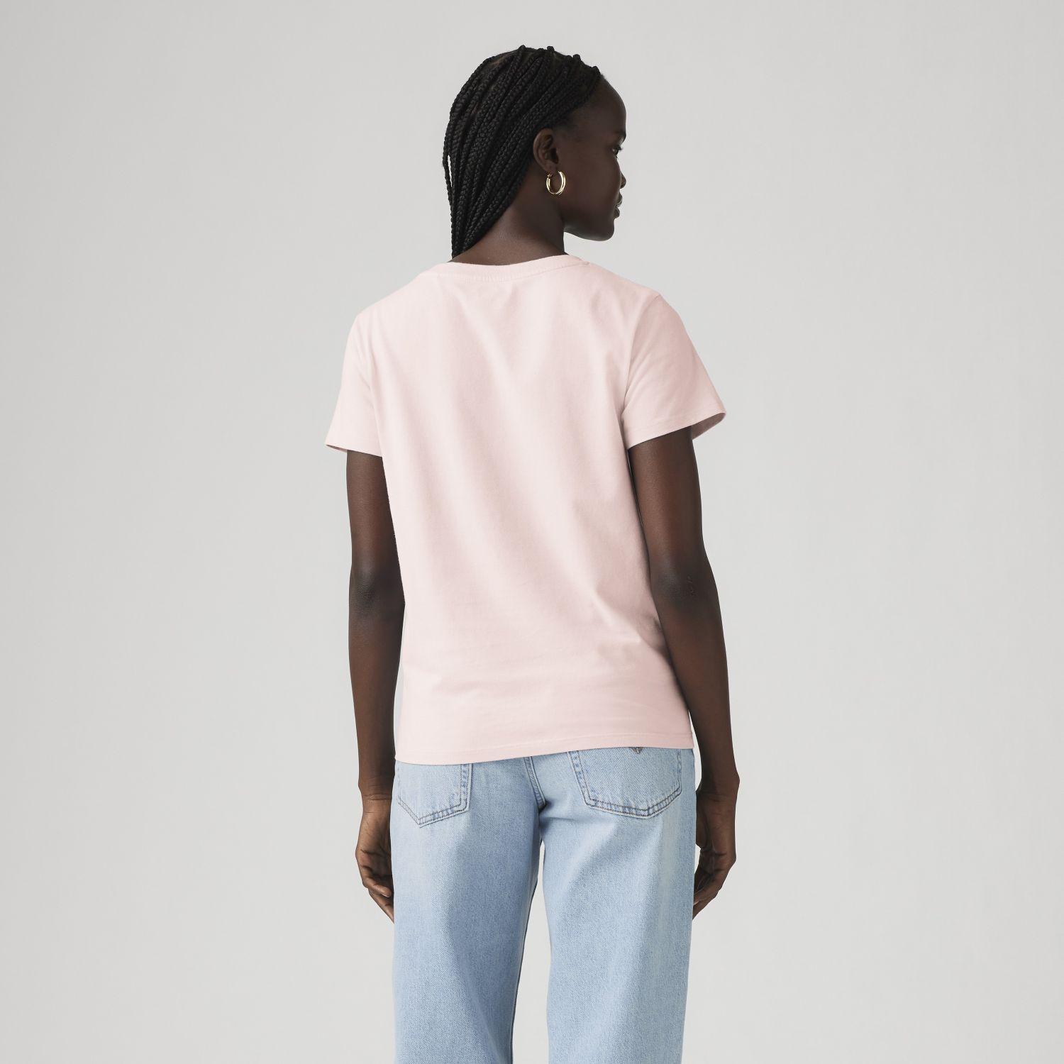 Polera Mujer Perfect Vneck Rosado Levis 85341-0130-1