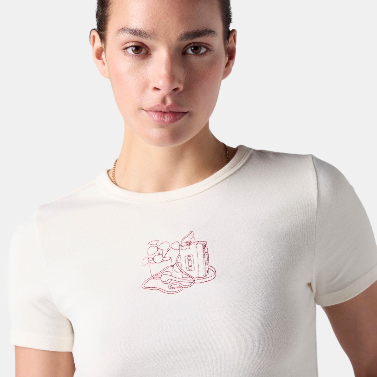 Polera Mujer GR Hayes SS Tee Crema Levis 008A8-0009-3