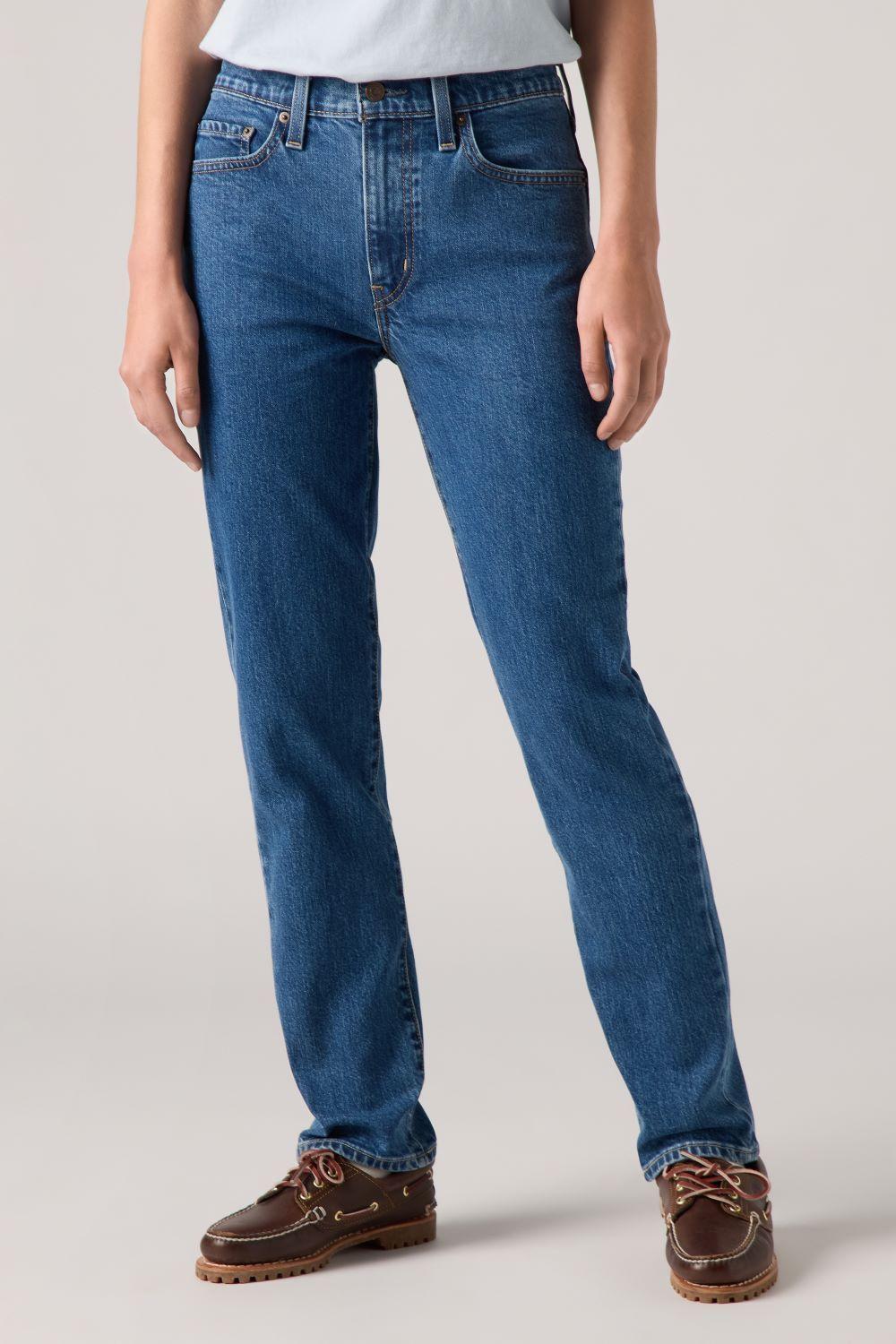 Jeans Mujer 724 High Rise Straight Azul Levis 18883-0387-0