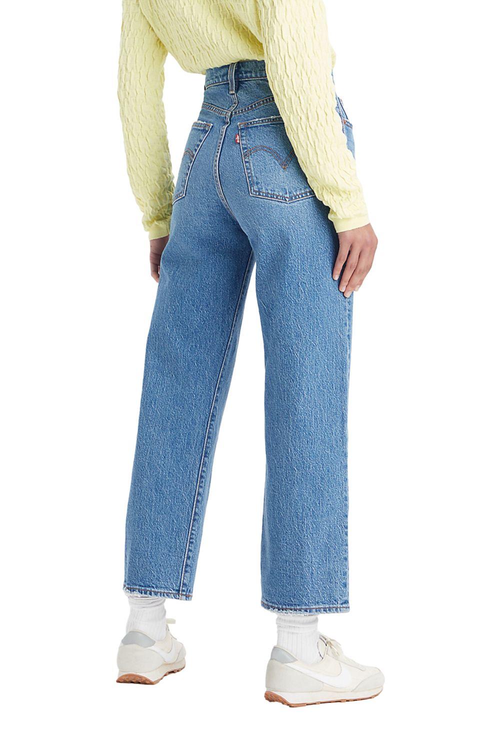 Jeans Mujer Ribcage Straight Ankle Azul Levis 72693-0177-2