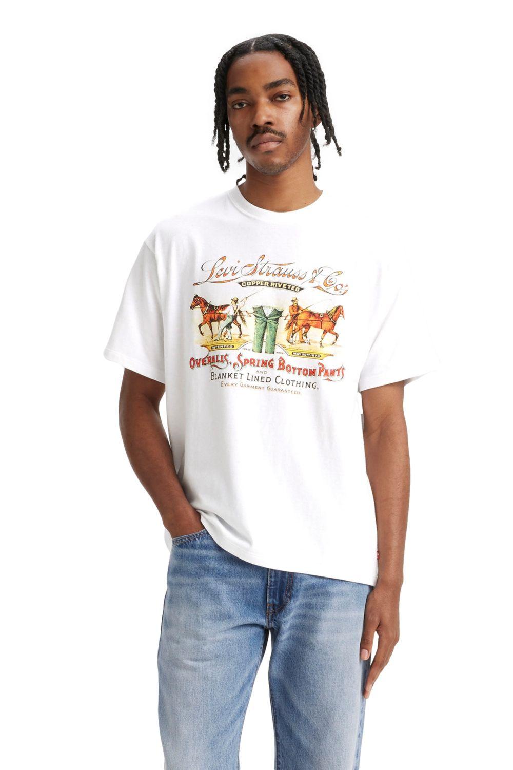 Polera Hombre Vintage Fit Graphic Tee Blanco Levis 87373-0155-0