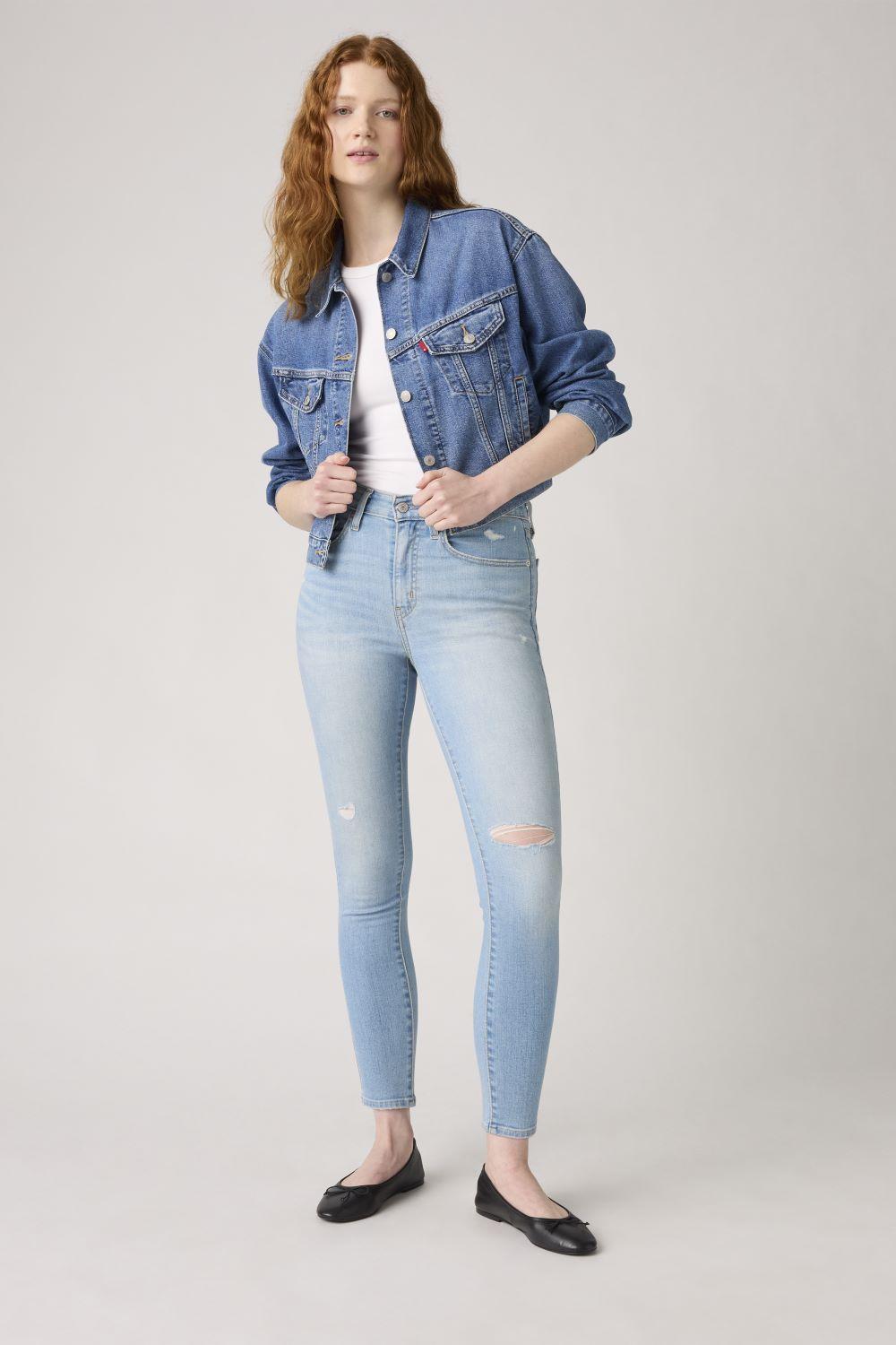 Jeans Mujer 721 High Rise Skinny Celeste Levis 18882-0888-4