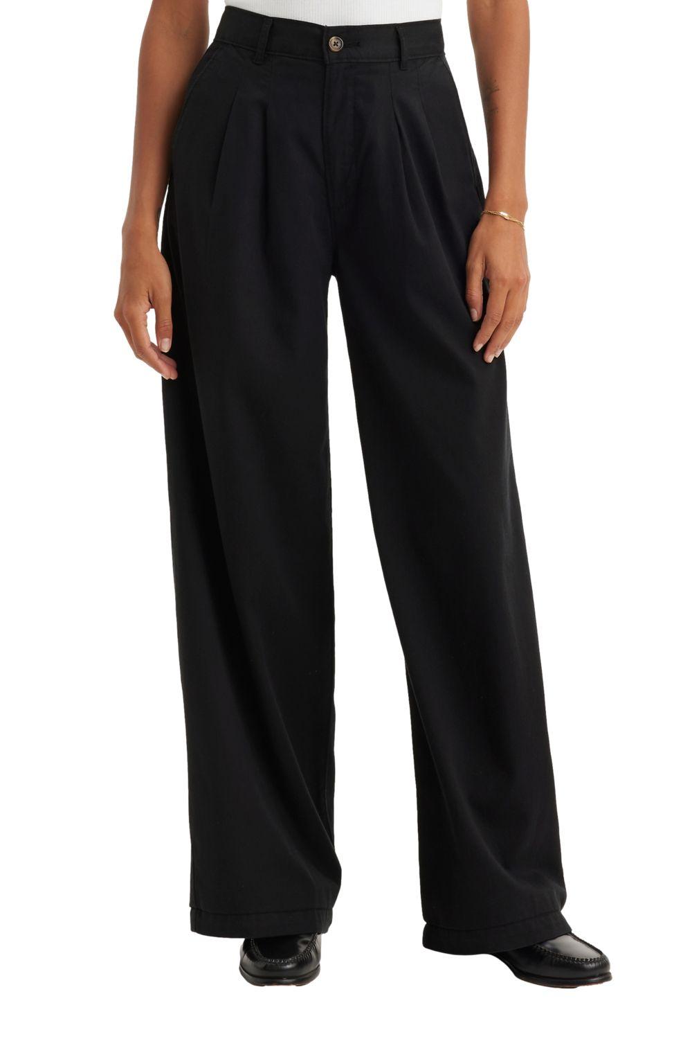 Jeans Mujer Pleated Wideleg Trouser Negro Levis A7535-0003-0