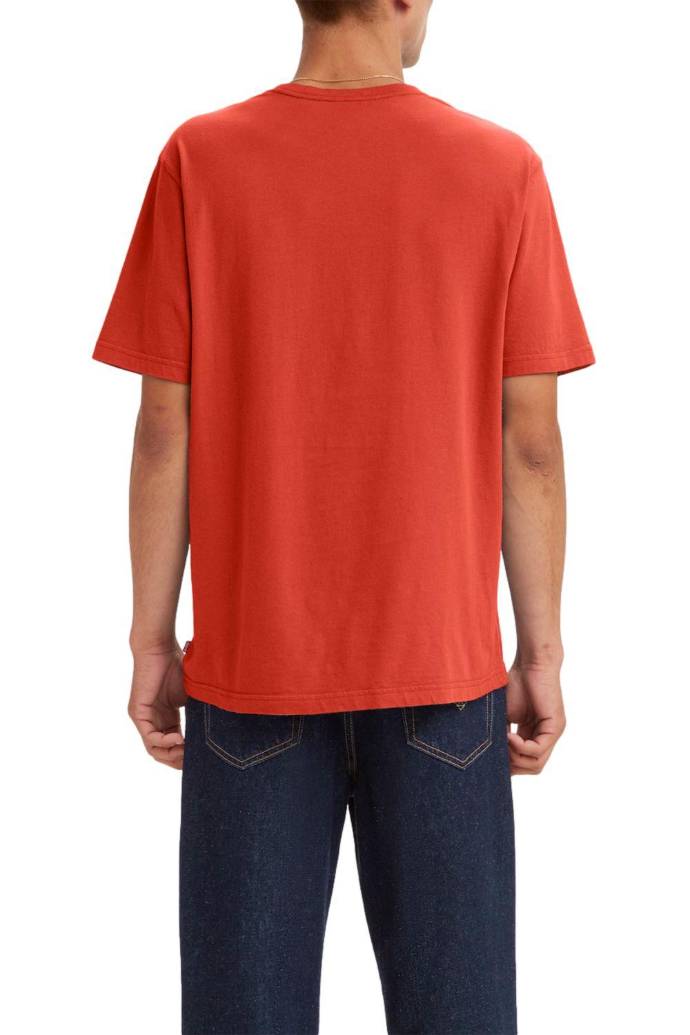 Polera Hombre Gráfica Naranja Levis 16143-0633-1
