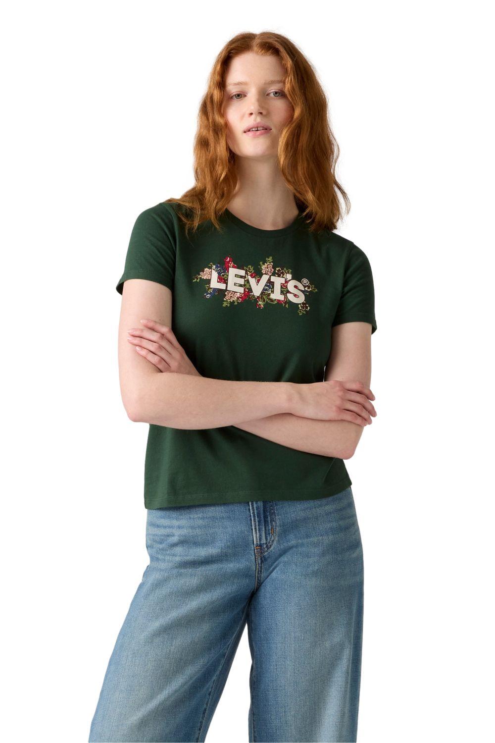 Polera Mujer The Perfect Tee Verde Levis 17369-3208-0