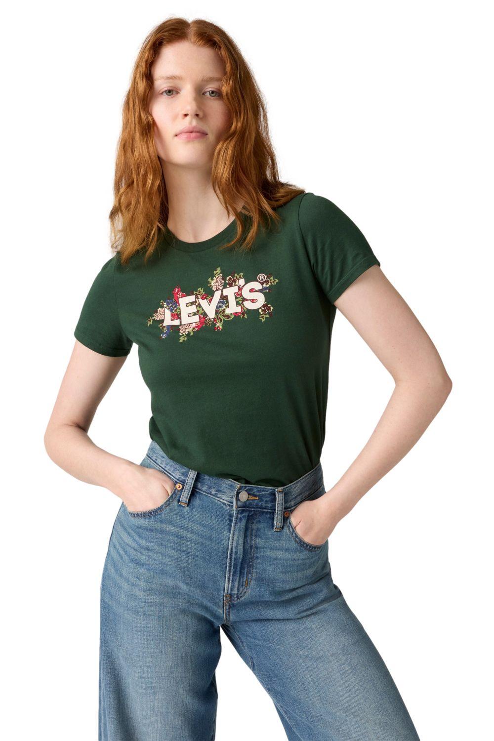 Polera Mujer The Perfect Tee Verde Levis 17369-3208-2