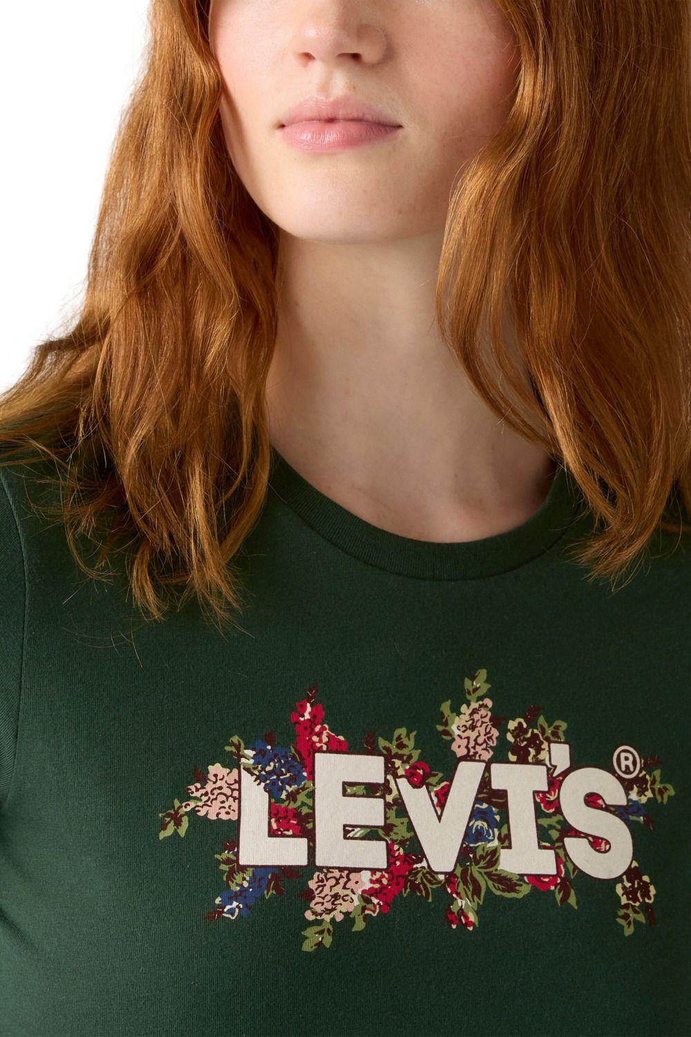 Polera Mujer The Perfect Tee Verde Levis 17369-3208-3